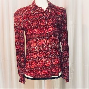 Lucky Brand Floral Button Up
